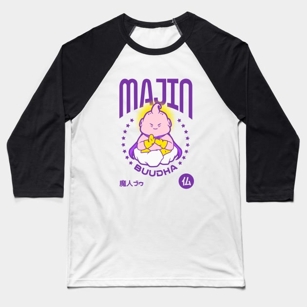 Majinbuudha Light Baseball T-Shirt by supernunal